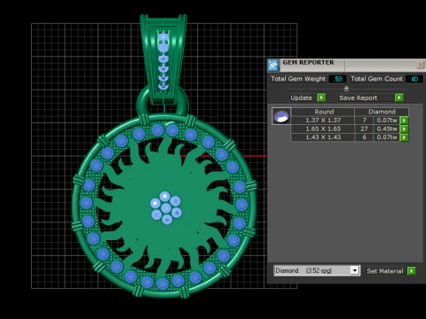 Timeless Elegance Pendant 3D Print Model