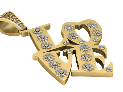 Love Spark Pendant 3D Принт Модель