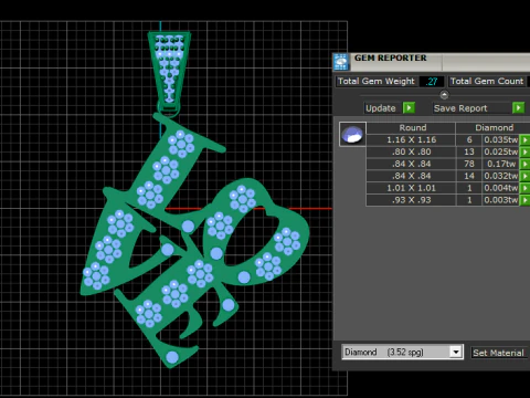 Love Spark Pendant 3D Print Model