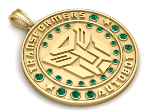 Autobot Legend Pendant 3D Baskı Modeli