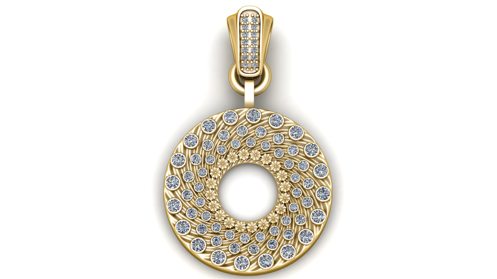 Amani Pav Pendant 3D Print Model .c4d .max .obj .3ds .fbx .stl .blend 
