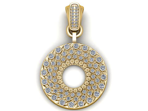 Amani Pav Pendant 3D Print Model