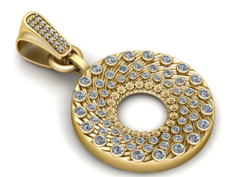 Amani Pav Pendant 3D Print Model