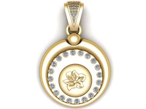 Eternal Blossom Pendant Model do druku 3D