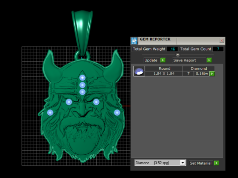 Viking Pendant 3D 打印模型