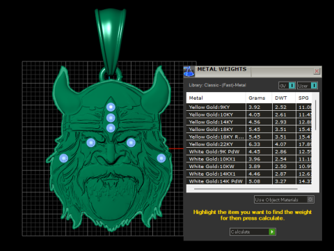 Viking Pendant 3D 打印模型