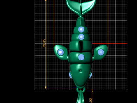 Bat Pendant 3Dプリントモデル