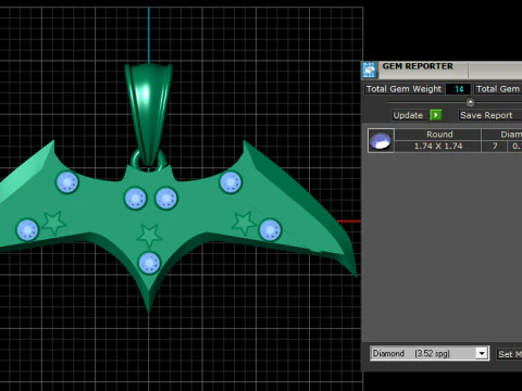 Bull Pendant 3D Print Model
