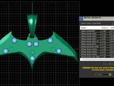 Bull Pendant 3D Print Model