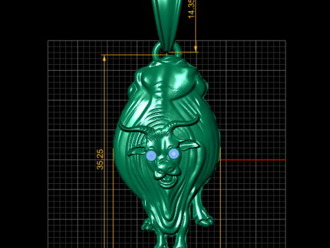 Gorilla Pendant 3Dプリントモデル