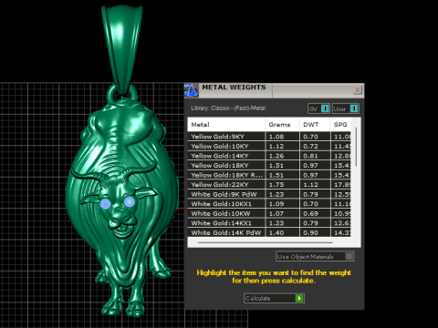 Gorilla Pendant 3Dプリントモデル