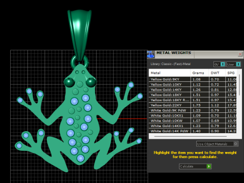 Lucky Frog Jewelry Design 3D 打印模型