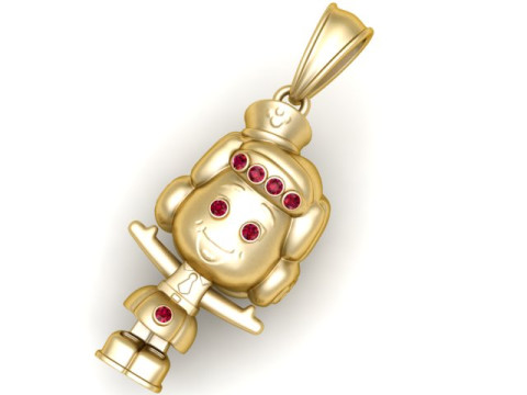 Doll Pendant 3D Принт Модель