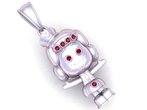 Doll Pendant 3D Print Model