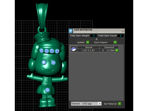 Doll Pendant 3D Принт Модель