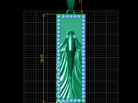 Beaver Pendant 3D 打印模型