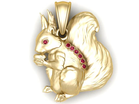 Wisiorek z kałamarnicą Model do druku 3D