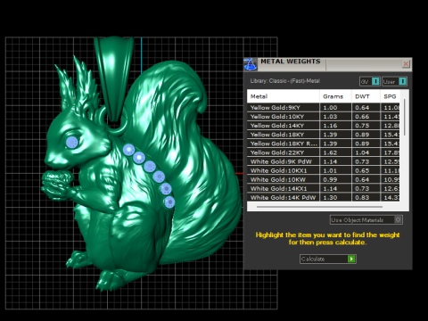 Squid Pendant Model do druku 3D