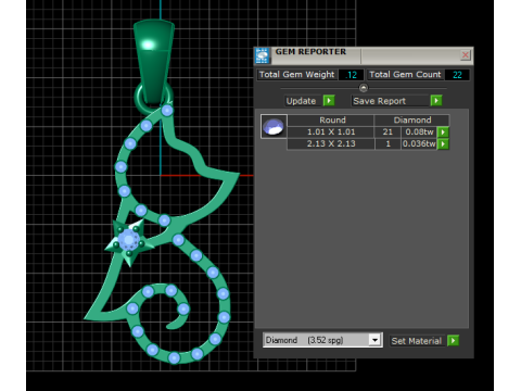 Hip-Hop Cat Pendant 3D Print Model