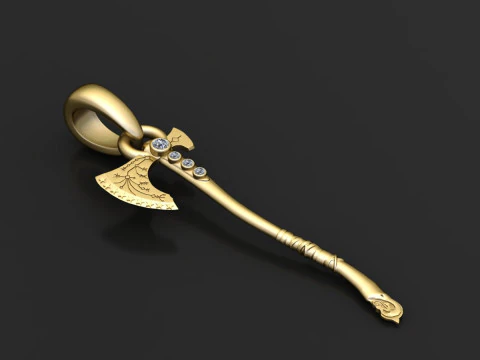 EXE Inspired Pendant 3D Print Model