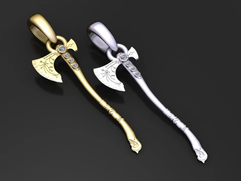 EXE Inspired Pendant 3D Print Model