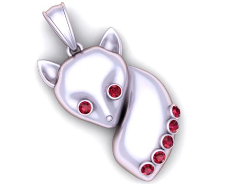 Colgante Zorro Modelo de impresión 3D