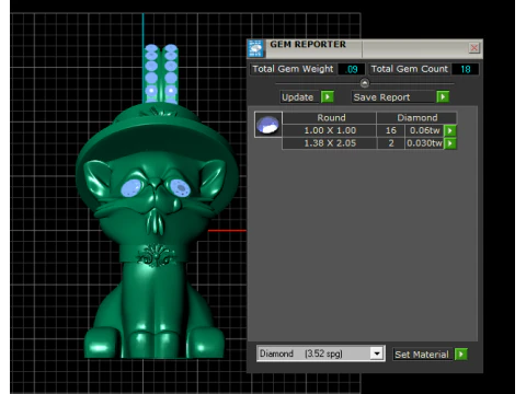 Cute Cat Inspired Pendant 3D Print Model