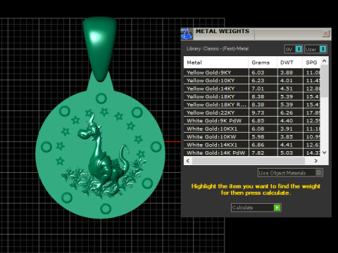 Golden GOAT Medallion Pendant 3Dプリントモデル