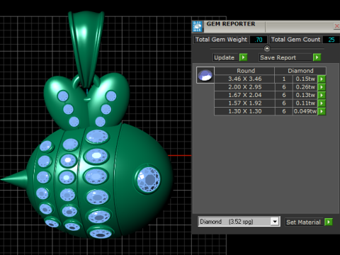 CUTE BEE 3D PENDANT Modelo de Impressão 3D