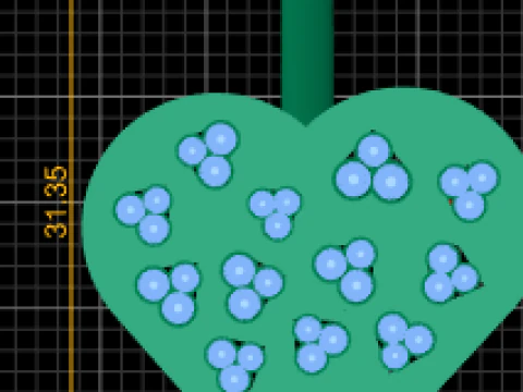 Heart-Shaped Diamond Pendant 3D Print Model