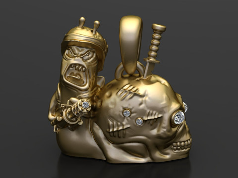Artisan Elegance Pendant 3Dプリントモデル