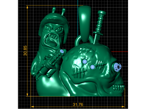 Artisan Elegance Pendant 3Dプリントモデル