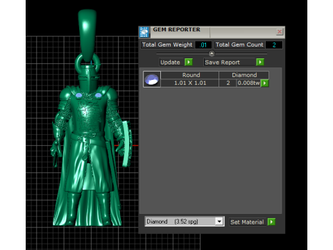 Medieval Knight Pendant Modelo de impresión 3D