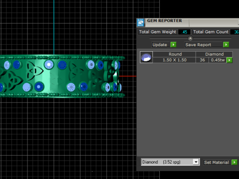 Solitaire Stylish Ring 3D Printable Model 3D Print Model