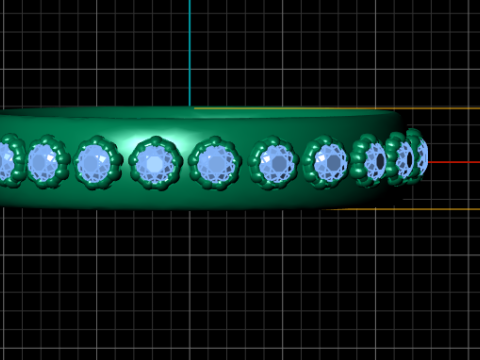 My Love Forever Words Rings 3D Print Model