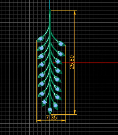 Villosa Leaf 3D Print Model .c4d .max .obj .3ds .fbx .stl .blend 