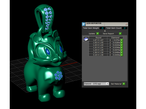 Cute Baby Cat Pendant 3D Print Model