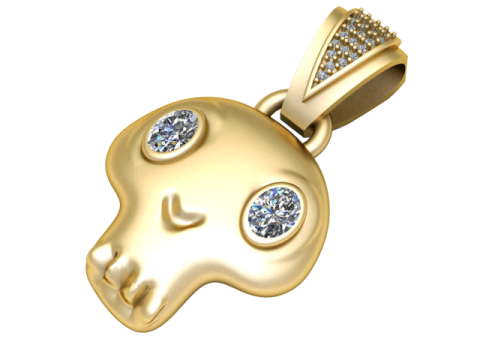 ALIEN FACE 3D PENDANT 3D Druckmodell