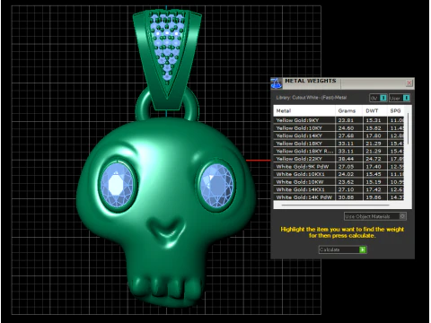 ALIEN FACE 3D PENDANT 3D Print Model