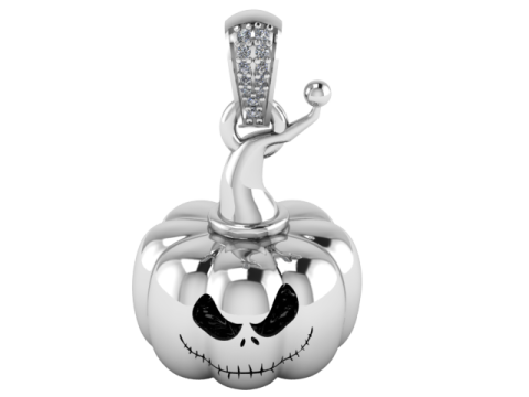 PEMPKIN FACE 3D PENDANT 3D प्रिंट मॉडल