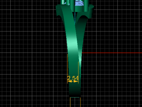 Modern Tension-Set Ring Modello di stampa 3D