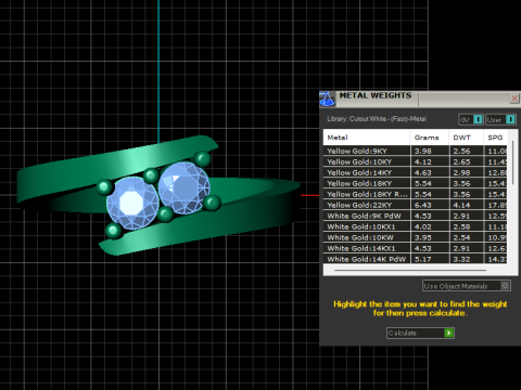 Modern Tension-Set Ring Modello di stampa 3D