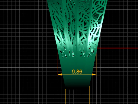Elegant Quadruple Band Ring 3D Print Model