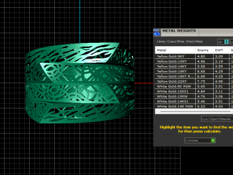 Elegant Quadruple Band Ring 3D Принт Модель