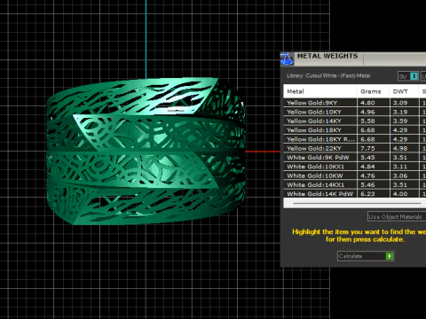 Elegant Quadruple Band Ring 3D Print Model
