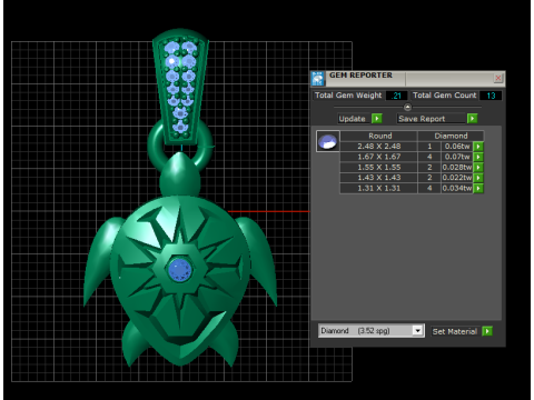 TUTTLE INSECT PENDANT 3D 3D Print Model