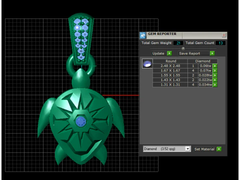 TUTTLE INSECT PENDANT 3D 3D Print Model