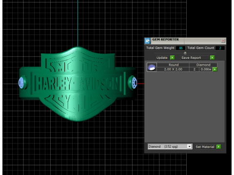 Harley-Davidson Inspired Ring 3D Baskı Modeli