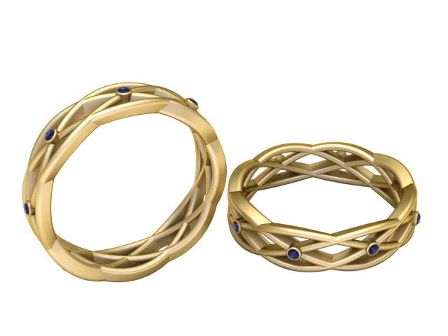 Glamira Fancy Ring 3D Print Model .c4d .max .obj .3ds .fbx .stl .blend 