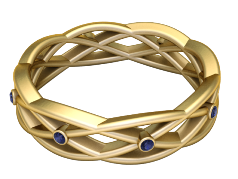Glamira Fancy Ring 3D Print Model